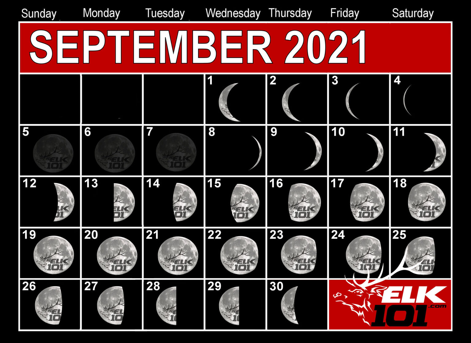 Will there be a full moon in September 2021?